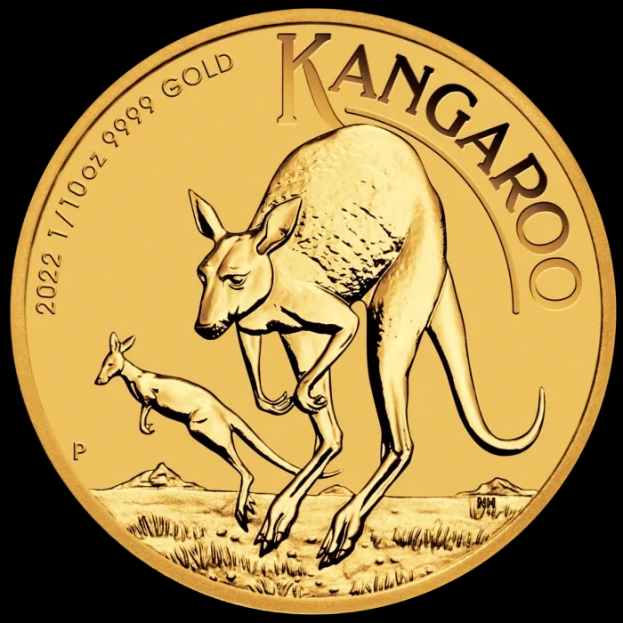 Australijski Kangur 1/10 uncji złota 2022 - image 1