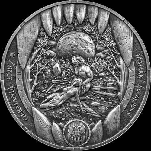 Bodvar Saga Loss 2 uncje srebra Ultra High Relief 2026 - image 2