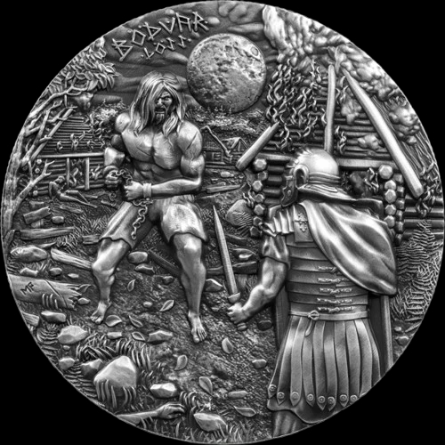 Bodvar Saga Loss 2 uncje srebra Ultra High Relief 2026 - image 1