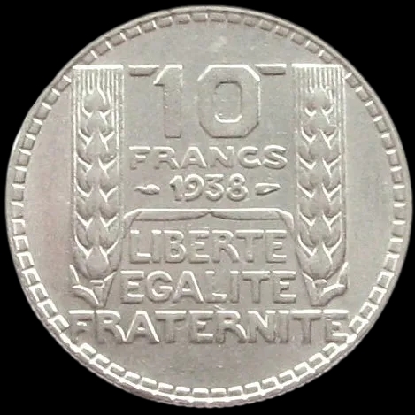 Srebrna Moneta 10 Franków Francuskich 1929-1939 - image 1