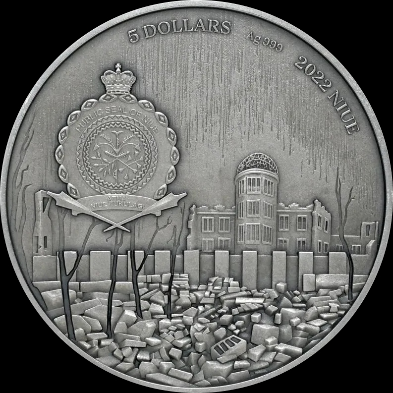 Ludzkie Tragedie - Hiroszima 2 uncje Srebra 2022 High Relief - image 2