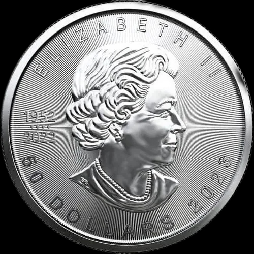 Kanadyjski Liść Klonowy 1 uncja platyny 2023 - image 2