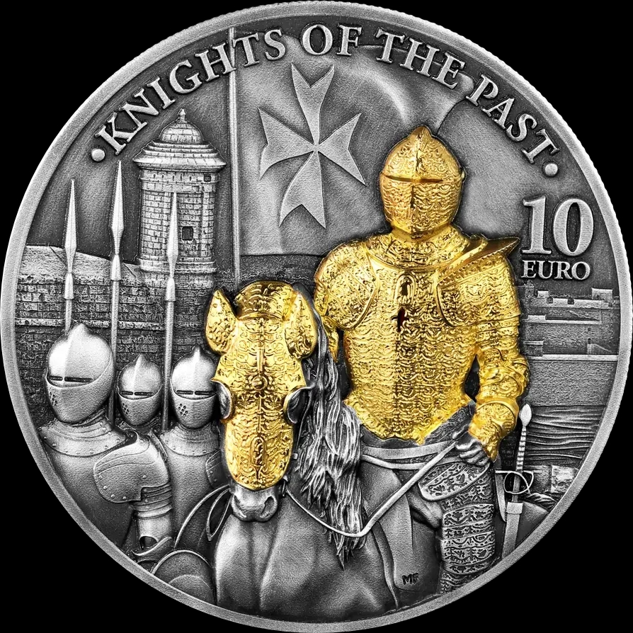 Knights of the Past 2 uncje srebra 2023 High Relief - image 1