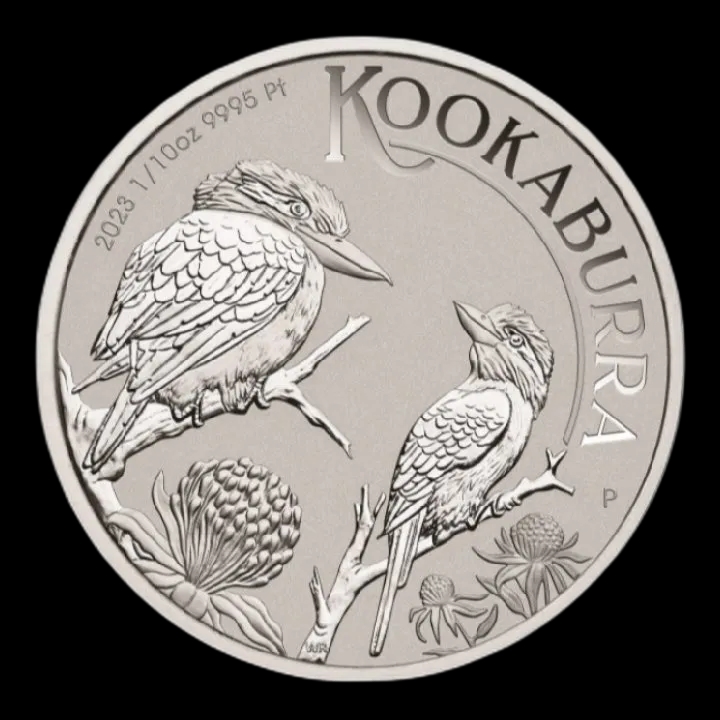 Kookaburra 1/10 uncji platyny 2023 - image 1