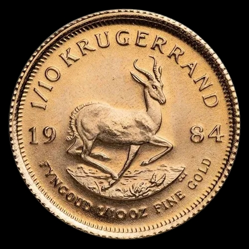 Krugerrand 1/10 uncji złota 1984 - image 1