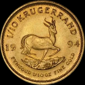 Krugerrand 1/10 uncji złota 1994 - image 1