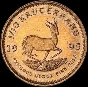 Krugerrand 1/10 uncji złota 1995 - image 1