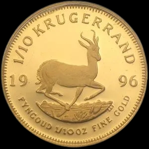Krugerrand 1/10 uncji złota 1996 - image 1