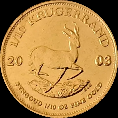 Krugerrand 1/10 uncji złota 2003 - image 1