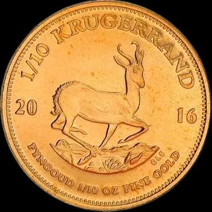 Krugerrand 1/10 uncji złota 2016 - image 1
