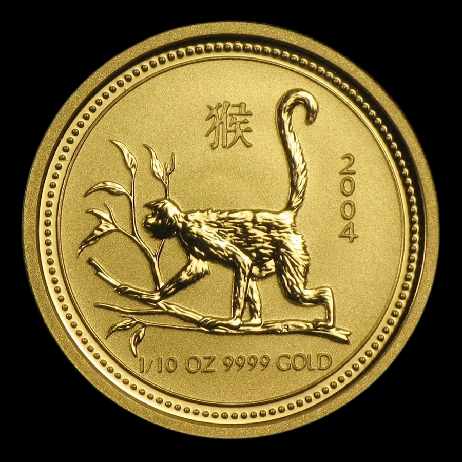 Lunar I Rok Małpy 1/10 uncji złota 2004 - image 1