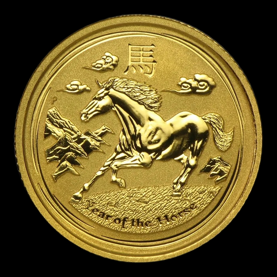 Lunar II Rok Konia 1/10 uncji złota 2014 - image 1