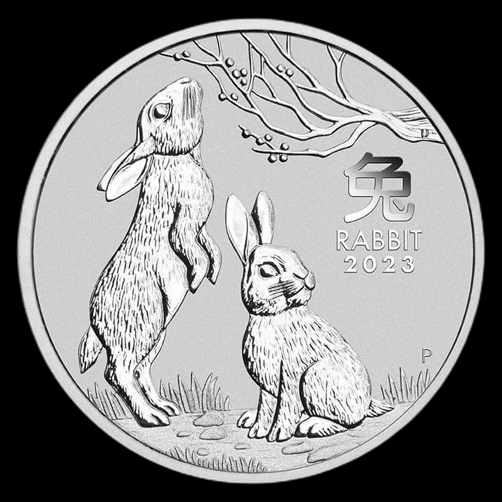 Lunar III Rok Królika 1 uncja srebra 2023 - image 1