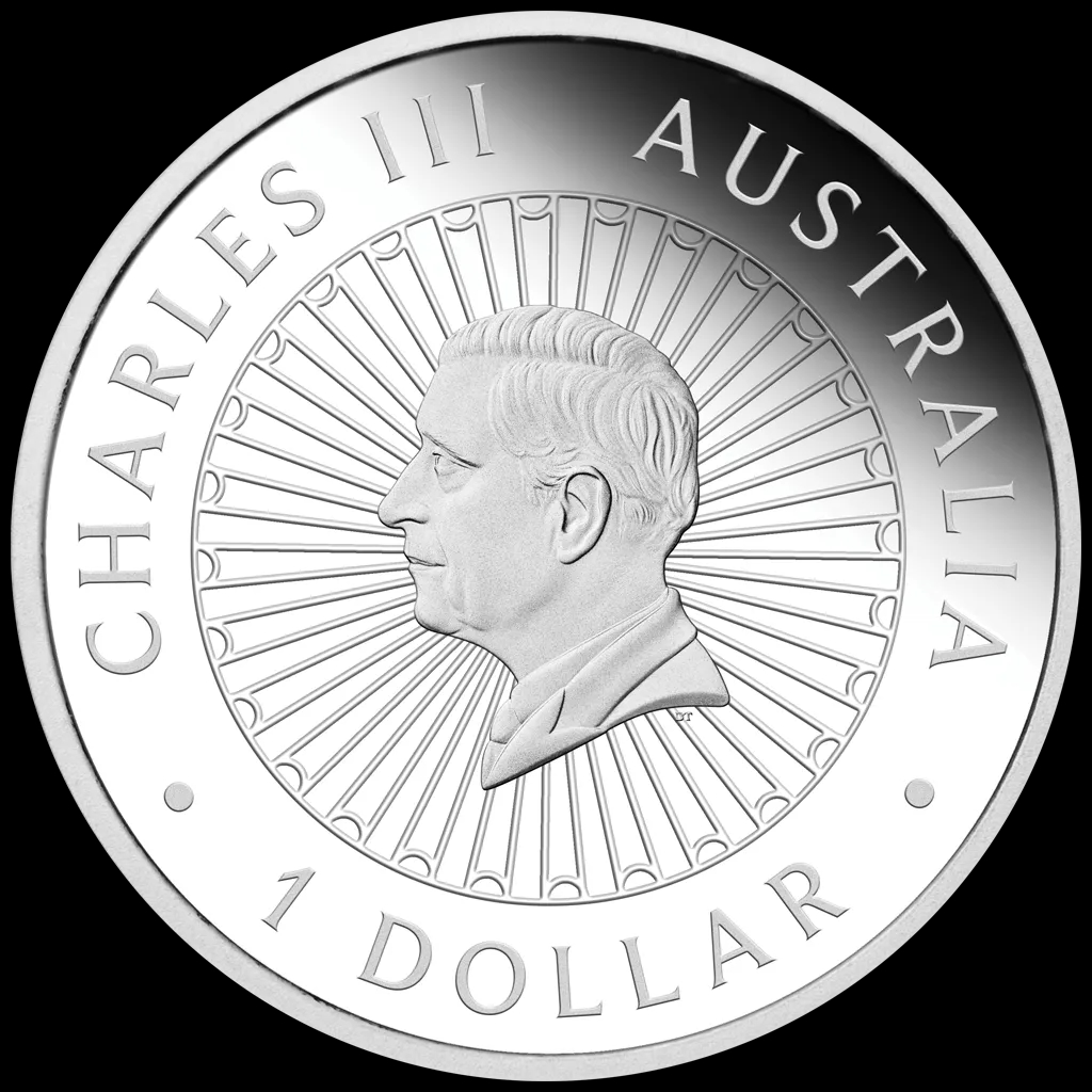 Lunar Rok Węża 1 uncja srebra 2025 Proof Opal - image 2