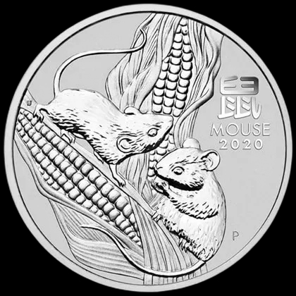 Lunar III Rok Myszy 1 uncja srebra 2020 - image 1
