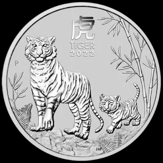 Lunar III Rok Tygrysa 1 uncja srebra 2022 - image 1
