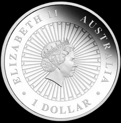 Lunar Rok Małpy 1 uncja srebra 2016 Proof Opal - image 2