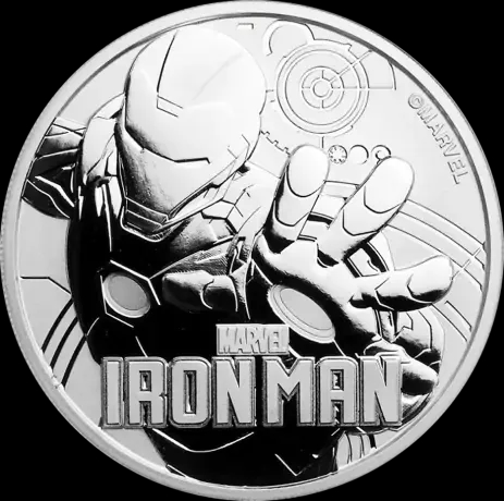 Marvel Iron Man 1 uncja srebra 2018 - image 1