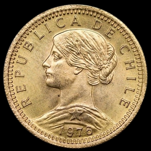 Złota Moneta Chile 20 Pesos - image 2