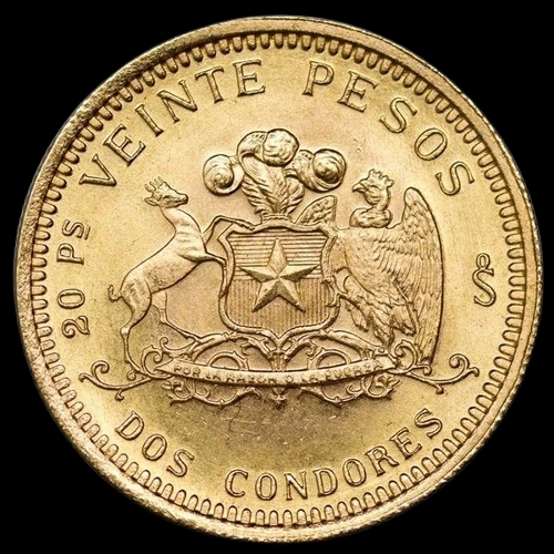 Złota Moneta Chile 20 Pesos - image 1