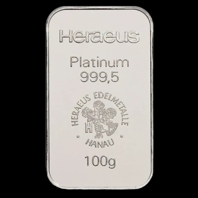 Sztabka 100g platyny LBMA - image 1