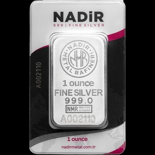 Sztabka 1 uncja srebra Nadir Metal Rafineri - image 1
