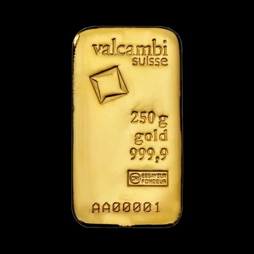 Sztabka 250g złota Valcambi - image 1