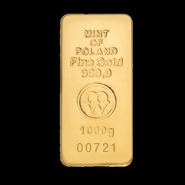 Sztabka 1000g złota Mennica Polska - image 1