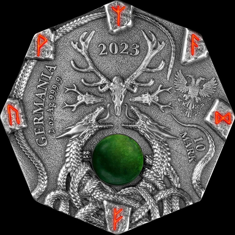 Seeress Witchcraft 2 uncje srebra 2023 Ultra High Relief - image 2