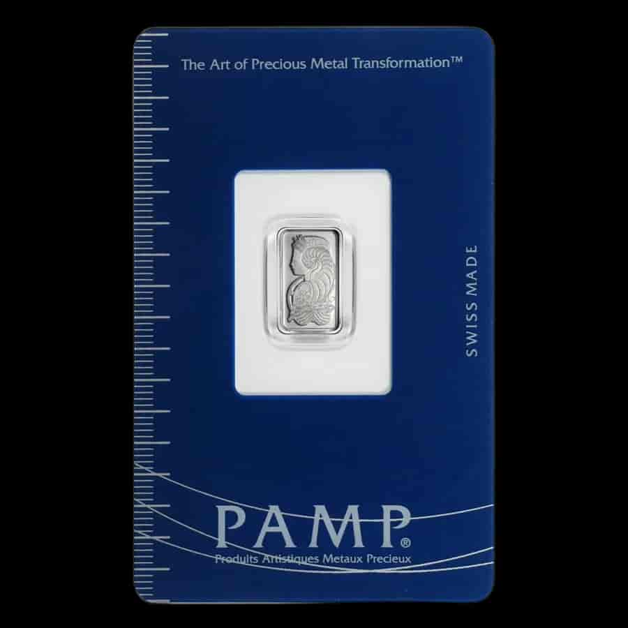 Sztabka 1g Platyny PAMP - Front