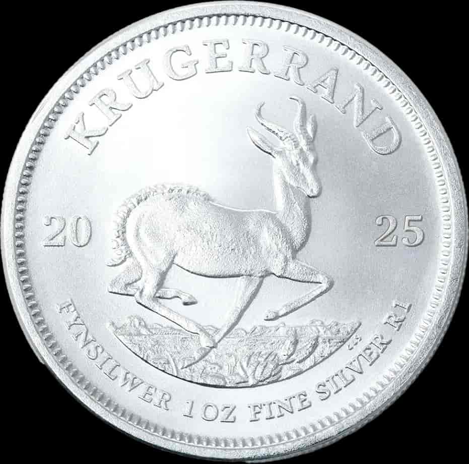 Krugerrand 1 uncja srebra 2025 - Front