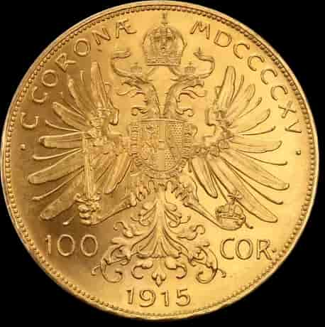100 Koron Austro-Węgry - Back