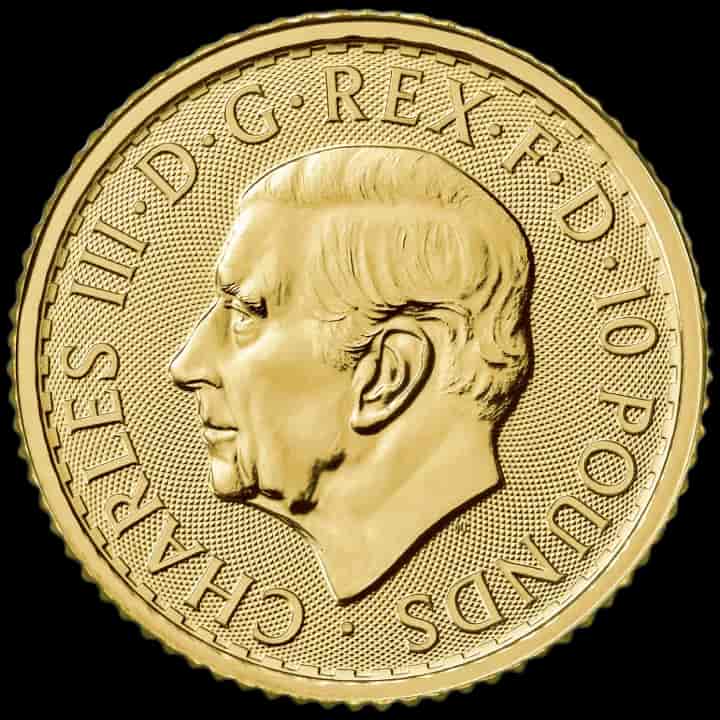 Britannia 1/10 uncji złota 2024 - Back