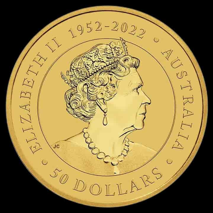 Australijski Kangur 1/2 uncji złota 2023 - Back