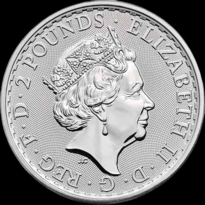 Britannia 1 uncja Srebra 2022 - Back