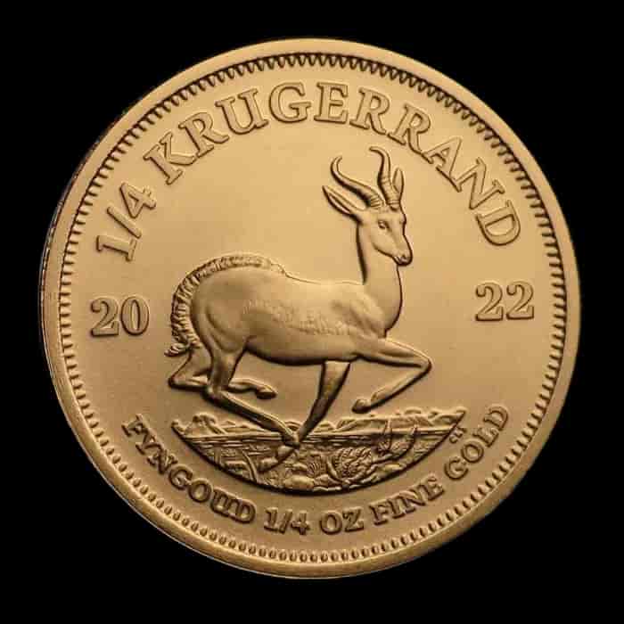 Krugerrand 1/4 uncji złota Losowe lata - Front