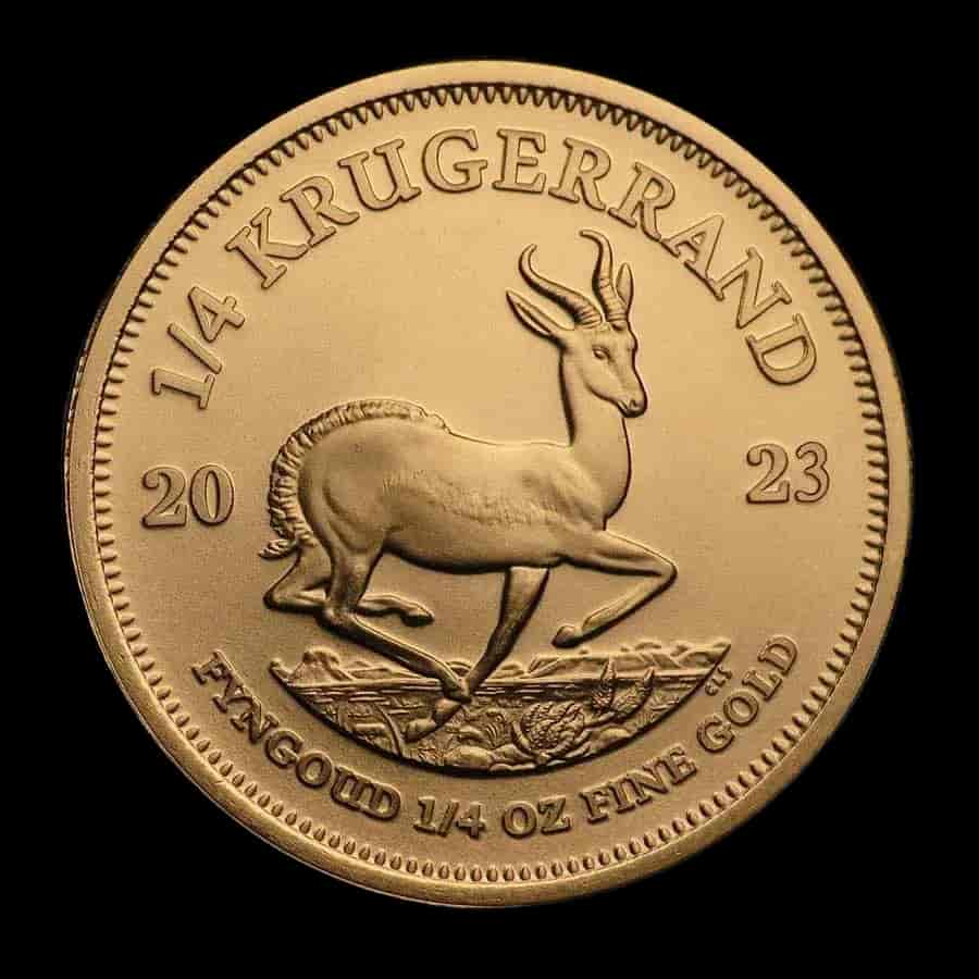 Krugerrand 1/4 uncji złota 2023 - Front