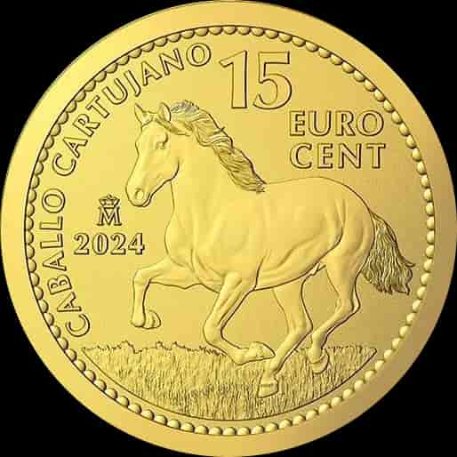 Hiszpański Koń Carthusian 1/10 uncji złota 2024 - image 1