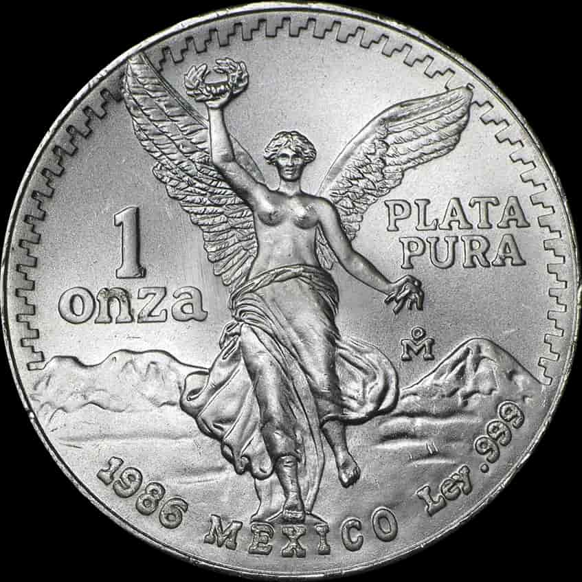 Mexican Libertad 1 uncja srebra 1986 - image 1