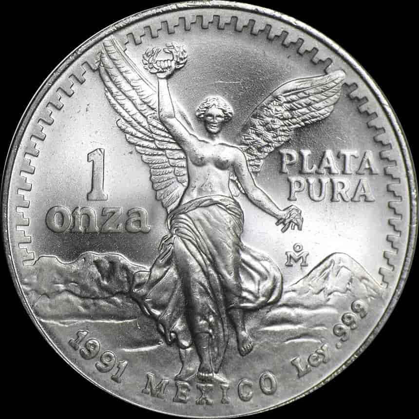 Mexican Libertad 1 uncja srebra 1991 - image 1