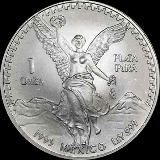 Mexican Libertad 1 uncja srebra 1995 - image 1