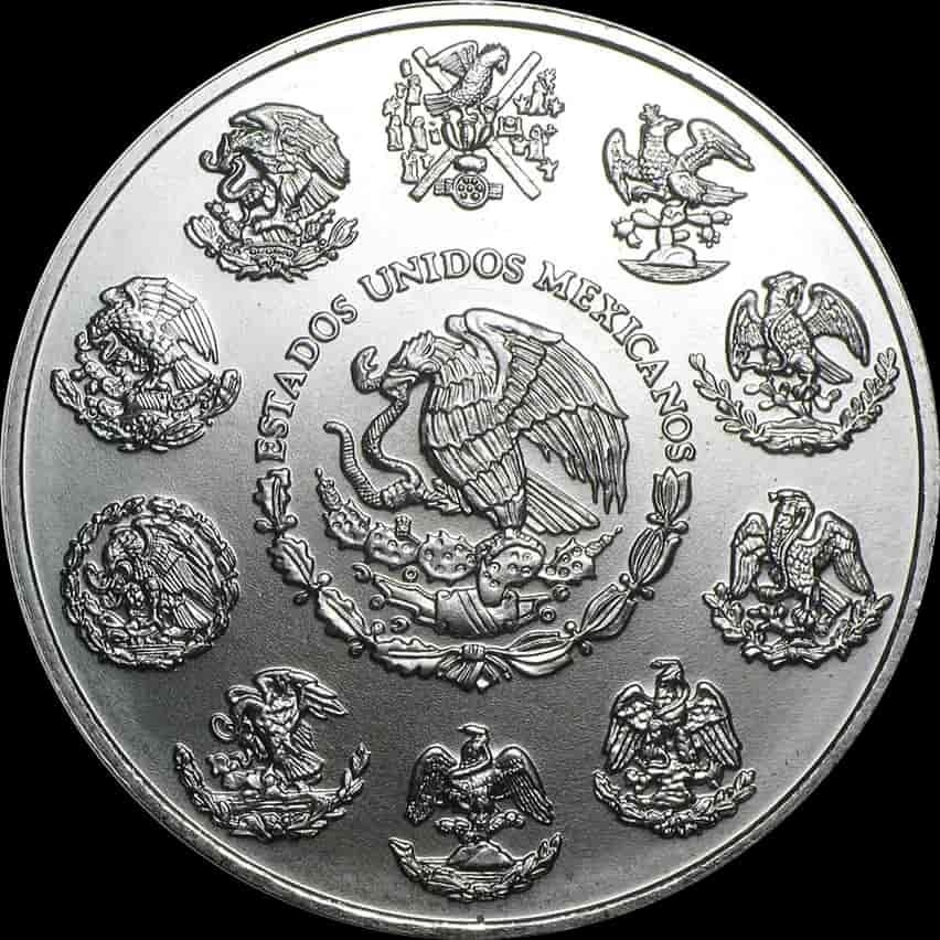 Mexican Libertad 1 uncja srebra 2001 - image 2
