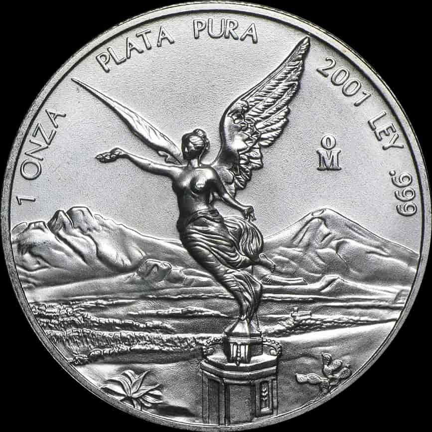 Mexican Libertad 1 uncja srebra 2001 - image 1