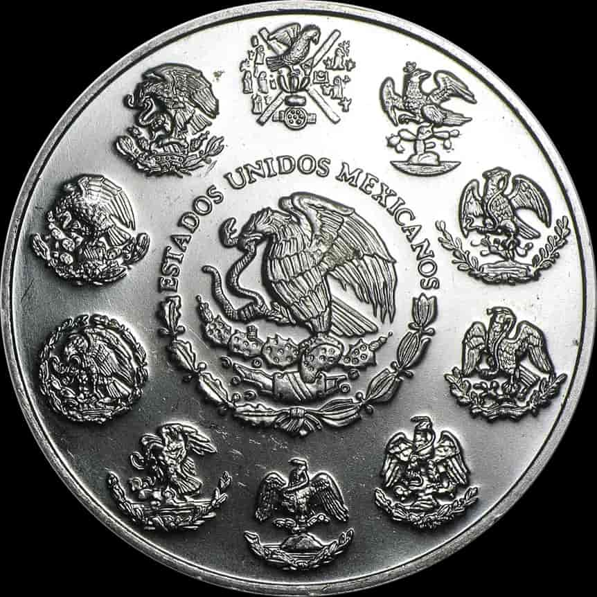 Mexican Libertad 1 uncja srebra 2002 - image 2