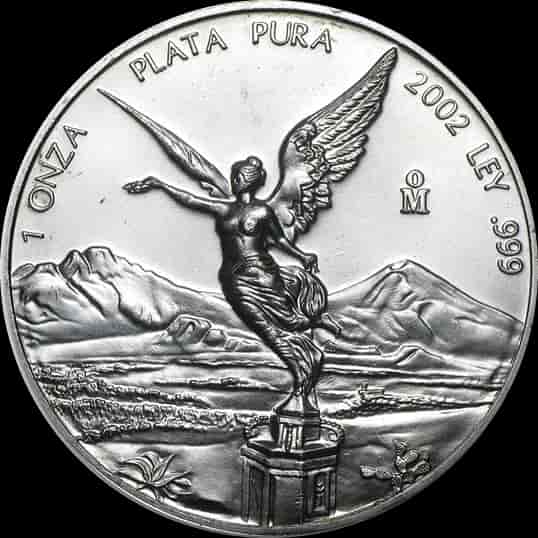 Mexican Libertad 1 uncja srebra 2002 - image 1