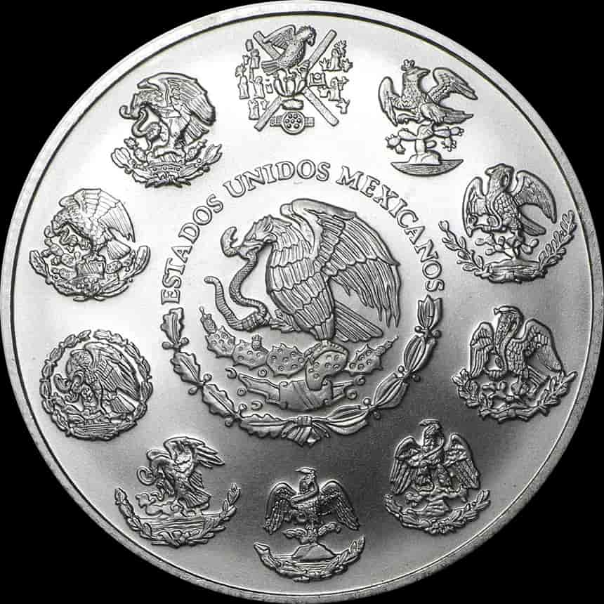 Mexican Libertad 1 uncja srebra 2005 - image 2