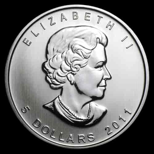 Kanadyjski Liść Klonowy 1 uncja srebra 2011 - image 2