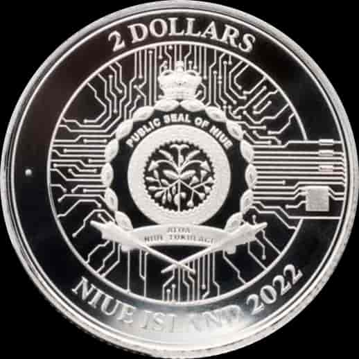 Bitcoin Niue 1 uncja Srebra 2022 - image 2