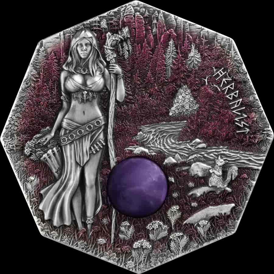 Witchcraft Herbalist 2 uncje srebra 2025 Ultra High Relief - image 1