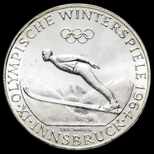 Srebrna Moneta Austria 50 Szylingów Różne Roczniki Próba .900 - image 2